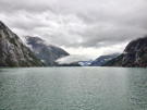 Looking ahead just past the first big bend in Tracy Arm