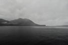 At the base of Tracy Arm, the land reaches out into the sea on our left side