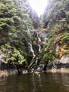 Getting in for a different angle it turns out there are two falls side by side