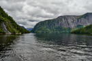 After lunch, our ship leaves Walker Cove to continue through Misty Fjords National Monument