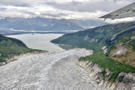 West Twin Glacier feeding into Twin Glacier Lake