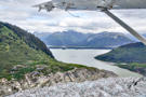 West Twin Glacier feeding into Twin Glacier Lake