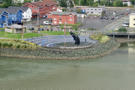 Tahku from the air: The Whale Sculpture in Juneau