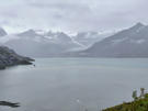 Our ship near the Lamplugh Glacier