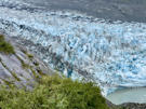 Rugged ice pieces at the base of Lamplugh Glacier