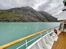 Rugged glacial carved rock along Johns Hopkins Inlet