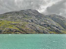Rugged glacial carved rock along Johns Hopkins Inlet