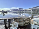 Beautiful view of the Juneau harbour - for a rare sunny day