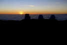 Sunset below Mauna Kea Volcano