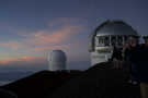 Sunset below Mauna Kea Volcano