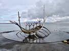 Solfar (Sun Voyager) long-ship sculpture on Reykjavik’s waterfront