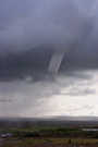 Funnel cloud at Geysir