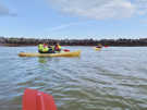 Kayaking in the bay at Stokkseyri Village (in the sun!)