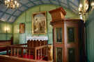 Inside the Thingvallakirkja church (Thingvellir)