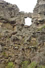 An arch with a serious crack in its middle