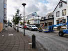 Street in Reykjavík with a variety of architecture