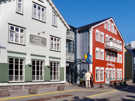 Classic colorful buildings in Reykjavik