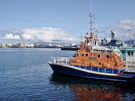 Variety of ships and boats in Reykjavik’s harbor