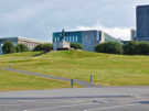 Supreme court building in Reykjavik