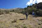 Start of the hike - up a steep slope heading for the main trail along the aqueduct