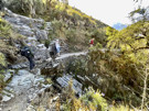 Trail following just under the Incan aqueduct