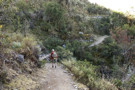 Trail following just under the Incan aqueduct