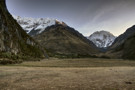 From Soray Lodge at sunrise - Salkantay on the right