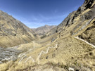 Looking back down the 7 Snakes switchbacks