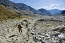 Nearing the lodge in a glacial swept valley