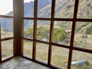 View from inside the lodge - at last!