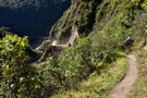 Steep shortcut between two sections of our hiking road