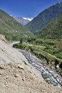 Roads were prone to rock/mud slides during the rainy season - lots of re-construction