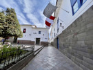 Outside hotel - stone work is original Inca without mortar