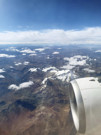 Flight back to Lima over the Andes