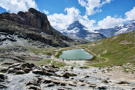 Matterhorn watching over one of many lakes on the trail