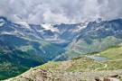 Looking back down towards lake near Fluhelp