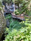 The trail through Gornerschlucht is basically a long bridge and many stairs