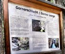 Information sign for Gornerschlucht (Corner Gorge)