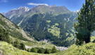 Looking back down towards where we had come up from